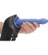 OUCH STRAP ON HUECO TRENZADO 8 20 CM AZUL METALIZADO