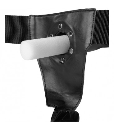 OUCH STRAP ON HUECO CURVADO 8 20 CM BRILLA EN LA OSCURIDAD
