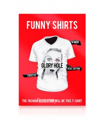 camiseta divertida glory hole