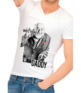 CAMISETA DIVERTIDA WHO IS YOUR DADDY