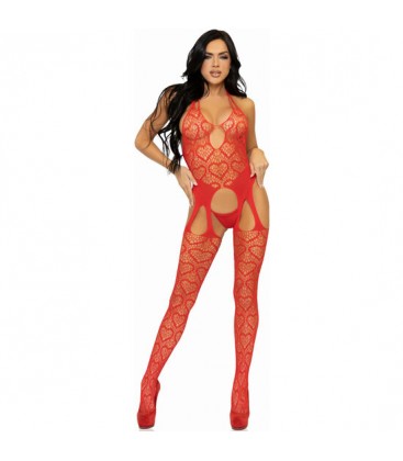 LEG AVENUE BODY DE RED TIPO LIGUERO NEGRO