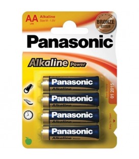 PILAS X4 ALKALINA PANASONIC AA-LR06