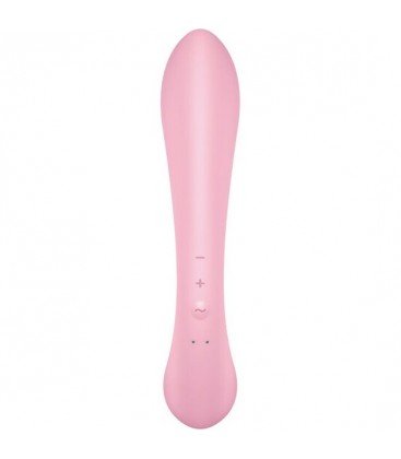 SATISFYER TRIPLE OH VIBRADOR MULTIFUNCIoN ROSA