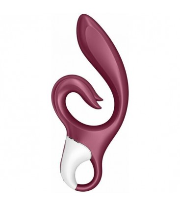 SATISFYER LOVE ME CONEJITO VIBRADOR FLEXIBLE ROJO