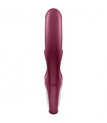 SATISFYER LOVE ME CONEJITO VIBRADOR FLEXIBLE ROJO