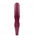 SATISFYER LOVE ME CONEJITO VIBRADOR FLEXIBLE ROJO