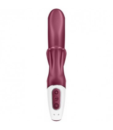 SATISFYER LOVE ME CONEJITO VIBRADOR FLEXIBLE ROJO