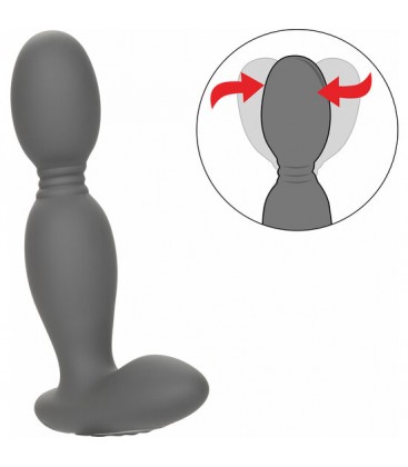 CALEXOTICS PLUG ANAL CON ROTACIoN GRIS