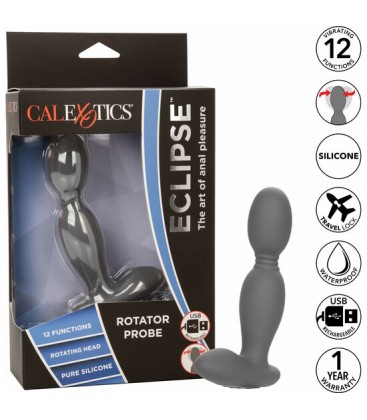 CALEXOTICS PLUG ANAL CON ROTACIoN GRIS