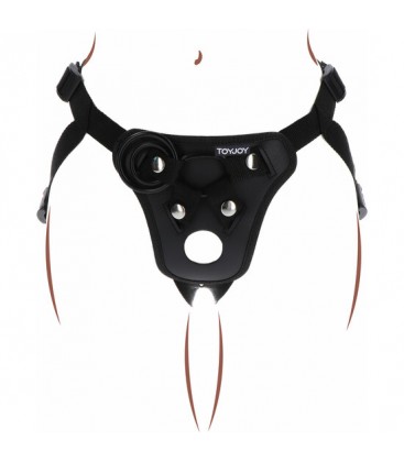 TOYJOY STRAP ON ARNeS AJUSTABLE NEGRO
