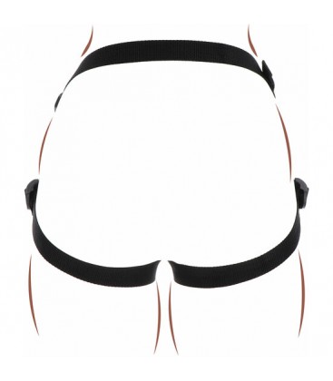 TOYJOY STRAP ON ARNeS AJUSTABLE NEGRO