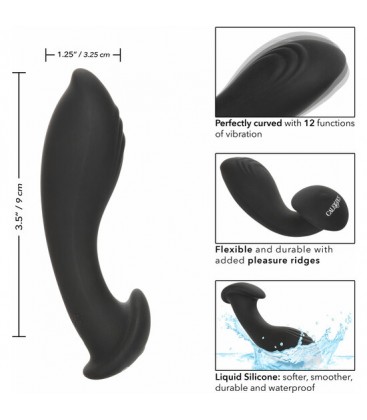 CALEXOTICS PLUG ANAL DE SILICONA NEGRO