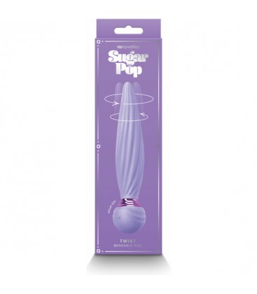 NOVELTIES SUGAR POP TWIST VIBRADOR MORADO