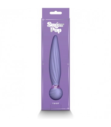 NOVELTIES SUGAR POP TWIST VIBRADOR MORADO