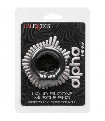 CALEXOTICS ANILLO MUSCULAR DE SILICONA NEGRO