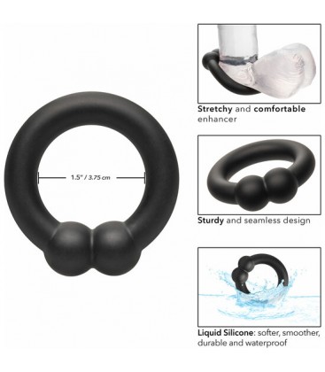 CALEXOTICS ANILLO MUSCULAR DE SILICONA NEGRO