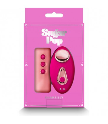 NSNOVELTIES SUGAR POP CHANTILLY VIBRADOR CON REMOTO ROSA