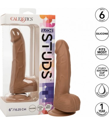 CALEXOTICS SILICONE STUDS 6 INCH PENE REALiSTICO