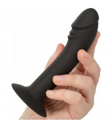 CALEXOTICS CURVED ANAL STUD PLUG ANAL NEGRO