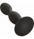 CALEXOTICS RIBBED ANAL STUD PLUG ANAL NEGRO