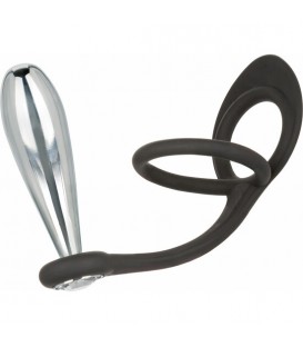 CALEXOTICS STAR FUCKER GLIDER PLUG ANILLO CON PLUG PLATEADO