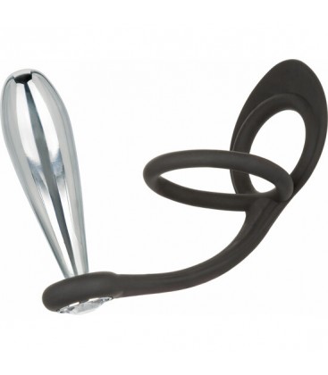 CALEXOTICS STAR FUCKER GLIDER PLUG ANILLO CON PLUG PLATEADO