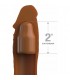 PIPEDREAM SLEEVE 8 INCH 2 INCH PLUG EXTENSIoN DE PENE