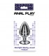TOYJOY PLUG ANAL CON JOYA MEDIANO PLATEADO
