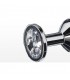 TOYJOY PLUG ANAL CON JOYA MEDIANO PLATEADO