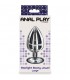 TOYJOY PLUG ANAL CON JOYA GRANDE PLATEADO