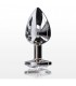 TOYJOY PLUG ANAL CON JOYA GRANDE PLATEADO