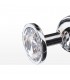 TOYJOY PLUG ANAL CON JOYA GRANDE PLATEADO