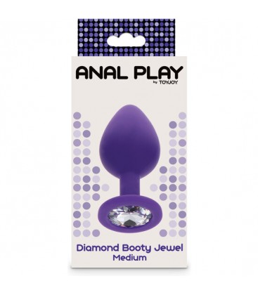 TOYJOY DIAMOND BOOTY JEWEL MEDIUM PURPLE