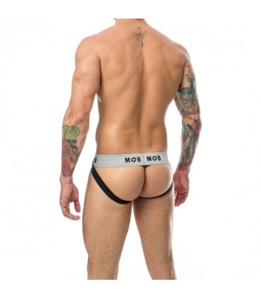 MOB STRIPE CLASSIC JOCK TANGA BLANCO