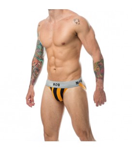 MOB STRIPE CLASSIC JOCK TANGA NARANJA