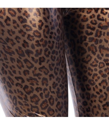 intimax leopardo legging brown