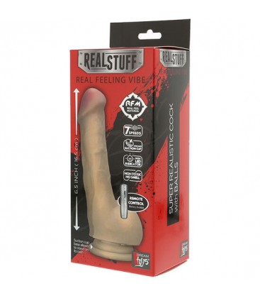 REALSTUFF PENE REALiSTICO CON VIBRACIoN 195CM