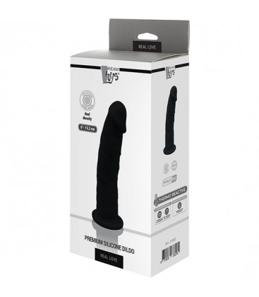 REAL LOVE DILDO PENE REALiSTICO 16CM NEGRO