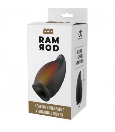 RAMROD HEATING SQUEEZABLE VIBRATING STROKER