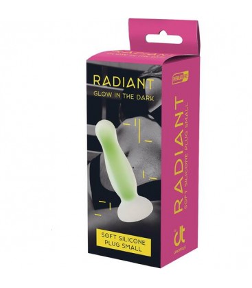 RADIANT SOFT PLUG BRILLANTE DE SILICONA VERDE