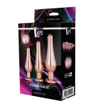 GLEAMING LOVE PLEASURE SET ROSE GOLD