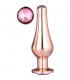 GLEAMING LOVE ROSE GOLD PLEASURE PLUG L