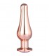 GLEAMING LOVE ROSE GOLD PLEASURE PLUG L