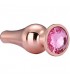 GLEAMING LOVE ROSE GOLD PLEASURE PLUG L