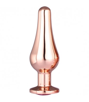 GLEAMING LOVE ROSE GOLD PLEASURE PLUG S