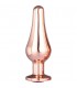 GLEAMING LOVE ROSE GOLD PLEASURE PLUG S