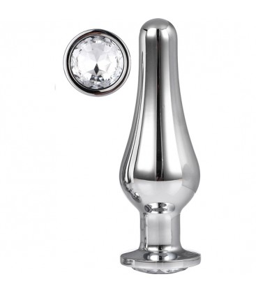 GLEAMING LOVE SILVER PLEASURE PLUG L