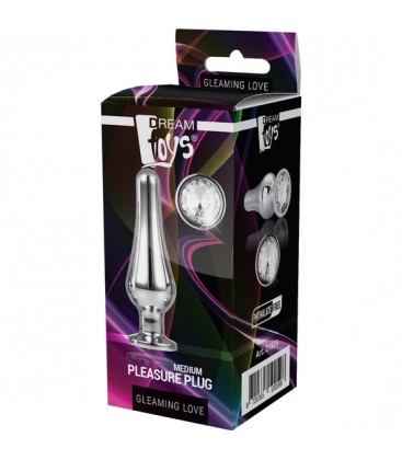 GLEAMING LOVE SILVER PLEASURE PLUG M