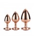 GLEAMING LOVE ROSE GOLD PLUG SET