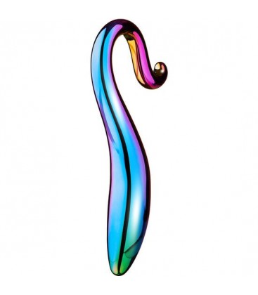 GLAMOUR GLASS ELEGANT CURVED DILDO